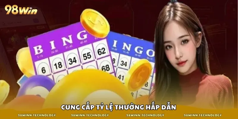 Cung cấp tỷ lệ thưởng hấp dẫn
