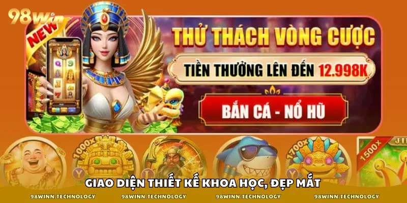 Giao diện thiết kế khoa học, đẹp mắt