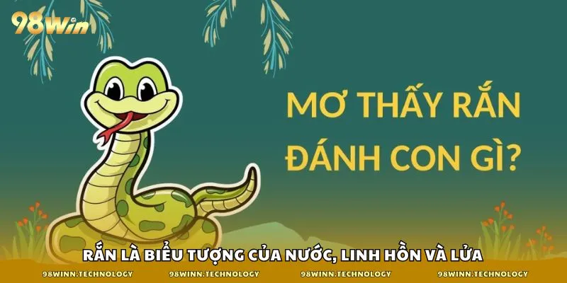 Rắn là biểu tượng của nước, linh hồn và lửa