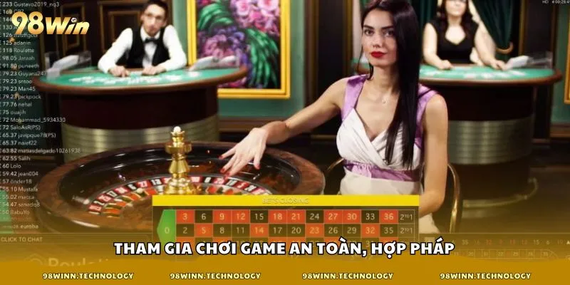 Tham gia chơi game an toàn, hợp pháp