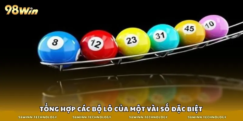 Tổng hợp các bộ lô của một vài số đặc biệt